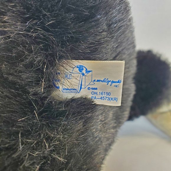 VTG MJC international 1992 Black Gorilla Ape 19 Inches Hanging Stuffed Animal - Picture 8 of 9